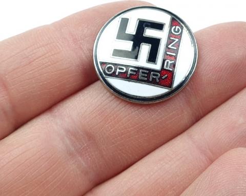 Ww2 German Nazi Third Reich Opferring der NSDAP marked pin