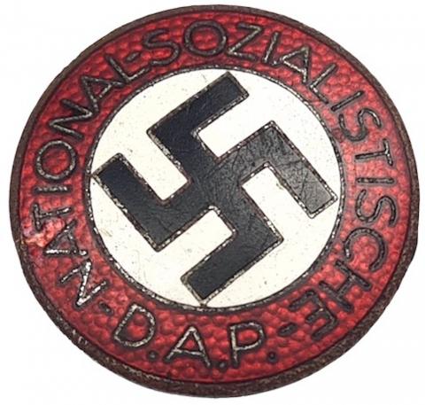 WW2 German Nazi Third Reich party NSDAP membership enamel pin by RZM