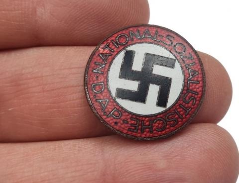 WW2 German Nazi Third Reich party NSDAP membership enamel pin by RZM