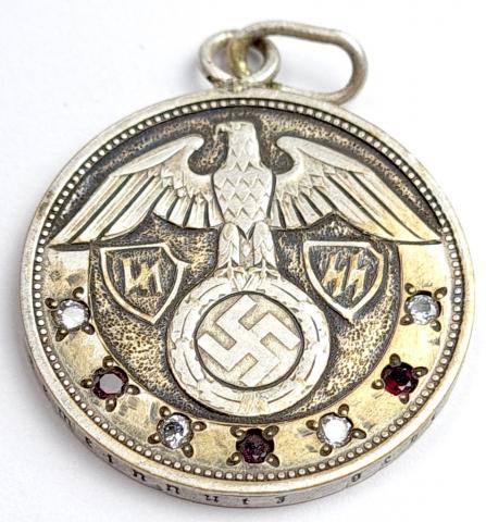 WW2 German Nazi waffen SS 2nd division SS Das Reich award original