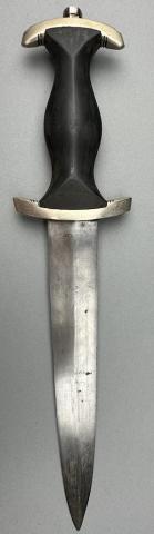 SS DAGGER early anodized unmarked blade chained original eickhorn