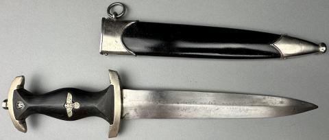 SS DAGGER early anodized unmarked blade chained original for sale