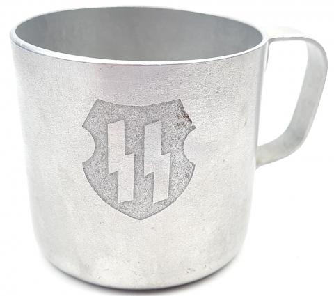 WW2 German Nazi WAFFEN SS kantine original SS cup silverware