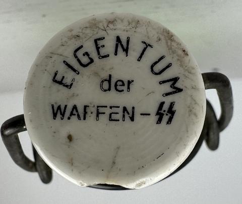 WAFFEN SS kantine bottle SS cap original field gear totenkopf panzer