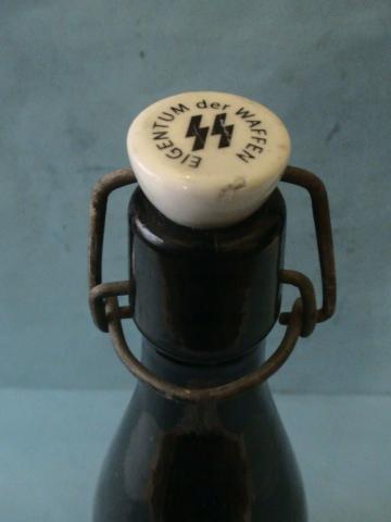 WW2 German Nazi WAFFEN SS kantine bottle totenkopf panzer