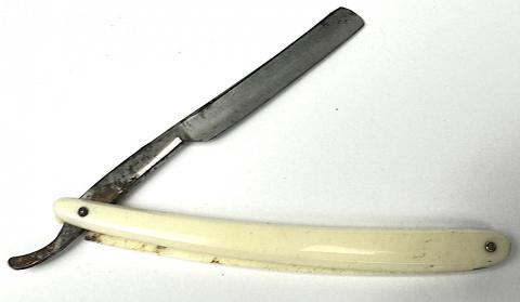 WW2 German Nazi WAFFEN SS kantine personal belonging razor marked