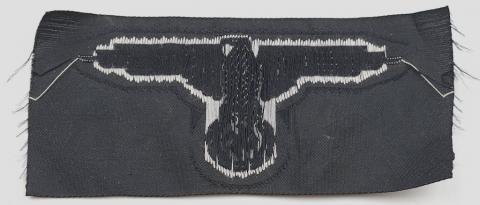 WW2 German Nazi WAFFEN SS M43 eagle cloth insignia CAP uncut unissued headgear 