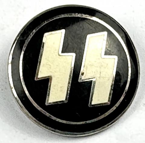 WW2 German Nazi Waffen SS membership round enamel pin by RZM