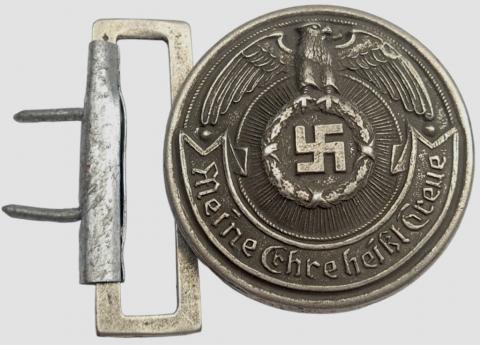 WW2 German Nazi Waffen SS OFFICER uniform belt buckle by RZM original