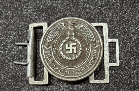 WW2 German Nazi Waffen SS OFFICER uniform belt buckle by RZM original