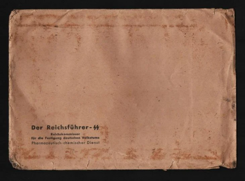 WW2 german Nazi WAFFEN SS Reichsfuhrer-ss concentration camp Forced Labour enveloppe