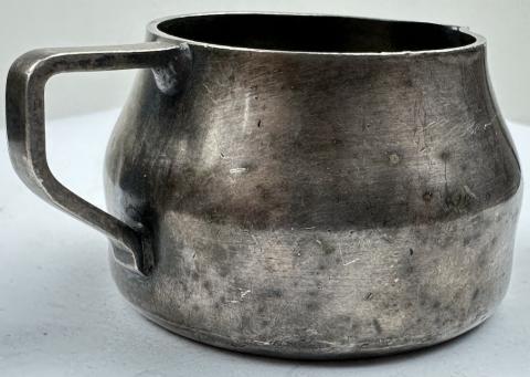 WW2 German Nazi WAFFEN SS TOTENKOPF CAMP GUARD silverware SS runes STUTHOFF concentration camp