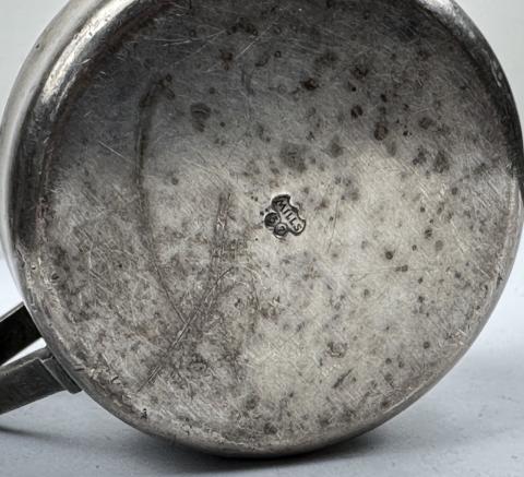 WW2 German Nazi WAFFEN SS TOTENKOPF CAMP GUARD silverware SS runes STUTHOFF concentration camp