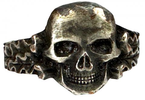 WAFFEN SS totenkopf skull ring SS box case original himmler honour