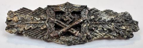 Waffen SS Wehrmacht spange badge close combat in bronze relic marked