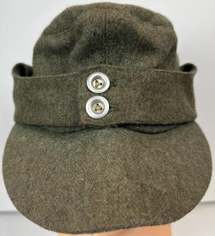 WW2 German Nazi Wehrmacht army Heer M43 uniform cap no insignias