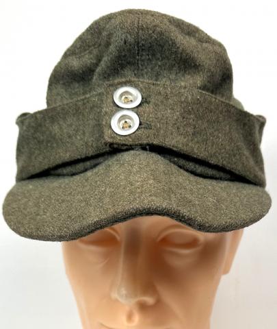 WW2 German Nazi Wehrmacht army Heer M43 uniform cap no insignias