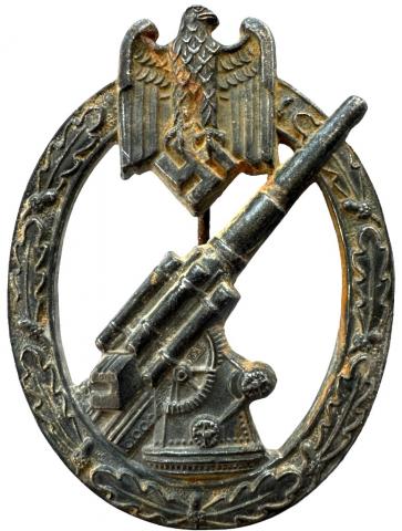 Wehrmacht Heer Army Anti-Aircraft Flak Battle Badge award by K & Q Klein und Quenzer