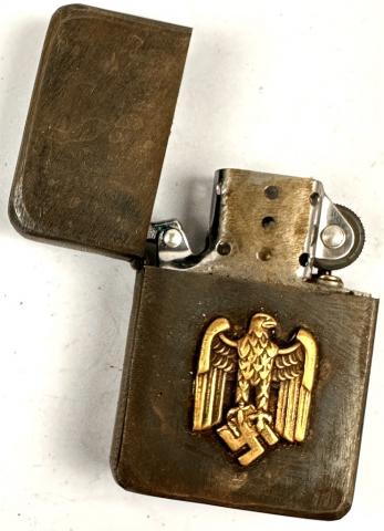 WW2 German Nazi Wehrmacht Kriegsmarine Heer battle field zippo lighter relic by RZM