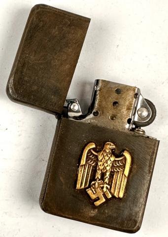 WW2 German Nazi Wehrmacht Kriegsmarine Heer battle field zippo lighter relic by RZM
