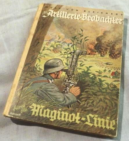 Als Artillerie-Beobachter durch die Maginot-Linie book Wehrmacht Waffen SS Artillerie Maginot line 