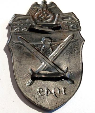 WW2 German Nazi Wehrmacht Waffen SS Demjanskschild 1942 CAMPAIGN SHIELDS award badge