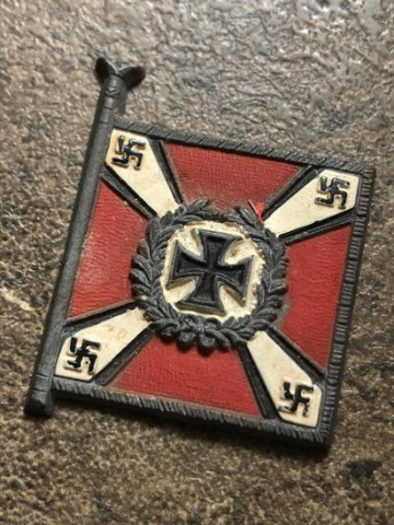 WW2 German Nazi WINTERHILFE tiny pin luftwaffe flakartillerie FLAG