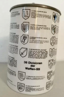 WW2 German Nazi.veterans 38 divisions Waffen SS beer mug divisionen