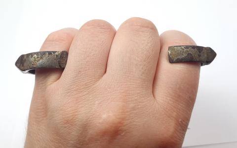 Concentration camp AUSCHWITZ BIRKENAU relic WAFFEN SS guard KAPO knuckle original for sale