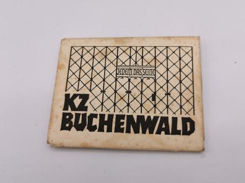 Concentration camp BUCHENWALD liberation photos set in box - holocaust kl kz