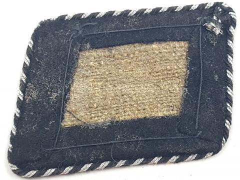 RARE WAFFEN SS TOTENKOPF CONCENTRATION CAMP guard COLLAR TAB allgemeine ss-vt