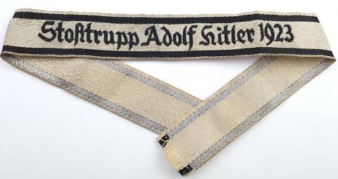 VERY RARE stosstrupp adolf hitler 1923 cufftitle Stoßtrupp-Hitler small bodyguard unit for Hitler including Rudolf Hess