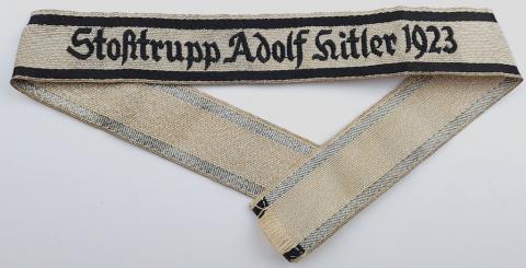 VERY RARE stosstrupp adolf hitler 1923 cufftitle Stoßtrupp-Hitler small bodyguard unit for Hitler including Rudolf Hess