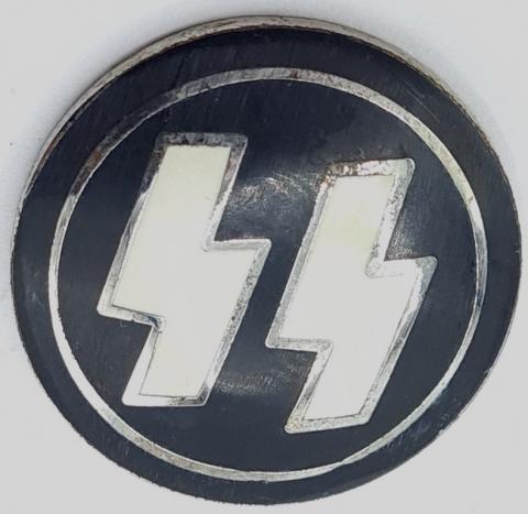 Waffen SS membership enamel pin no prong by RZM m1/4