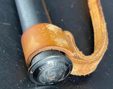WEST GERMANY Police Polizei SIPO metal truncheon whip