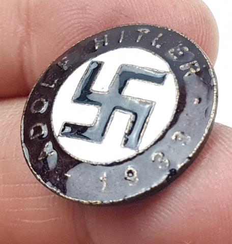 WW2 German Nazi Early NSDAP membership enamel pin badge by RZM