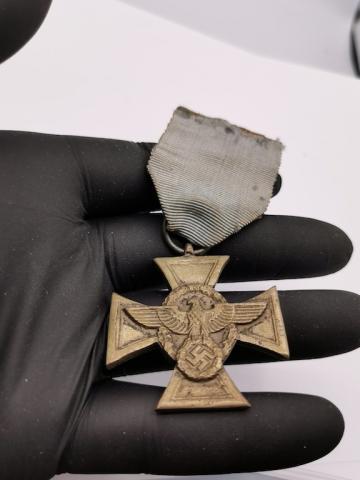 WW2 German Nazi faithful years of services in the police medal award polizei