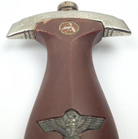 WW2 German Nazi Late war SA dagger RZM m7/85 Arthur Evertz Solingen original dague allemande