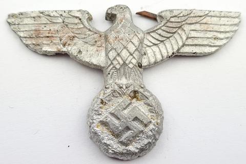 WW2 German Nazi NSDAP early Visor cap eagle insignia by RZM m1/16