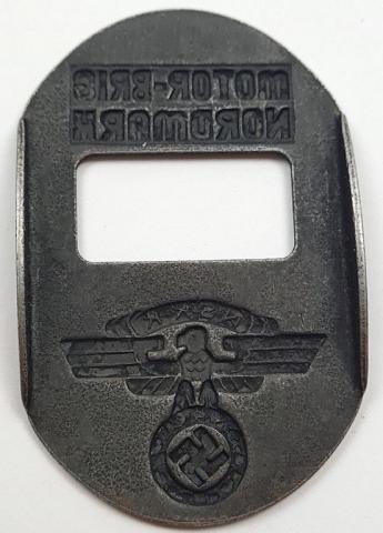WW2 German Nazi rare NSKK motorcycle club of the third Reich bottle opener n.s.k.k