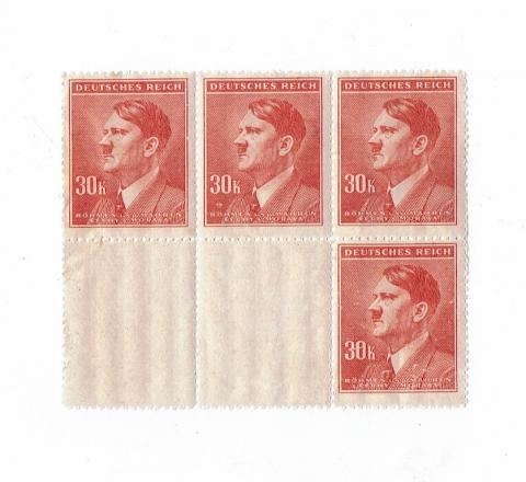 WW2 German Nazi Third Reich Adolf Hitler Fuhrer lot of 26 stamps unused