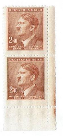 WW2 German Nazi Third Reich Adolf Hitler Fuhrer lot of 26 stamps unused