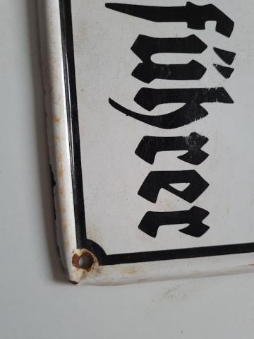 WW2 German Nazi Third Reich NSDAP Der Reichsnährstand (RNST) metal sign