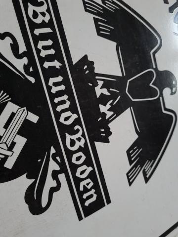 WW2 German Nazi Third Reich NSDAP Der Reichsnährstand (RNST) metal sign