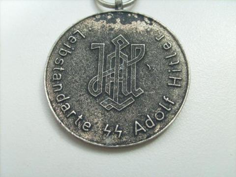 WW2 German Nazi Waffen SS LAH panzer division Adolf Hitler protection medal no ribbon relic
