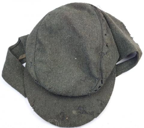WW2 German Nazi WAFFEN SS M32 combat cap without insignias attic found