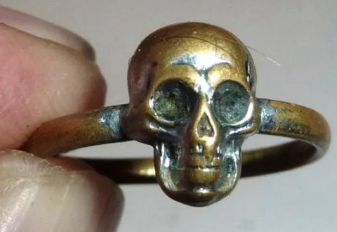 Ww2 German Nazi Waffen SS totenkopf skull custom kantine ring