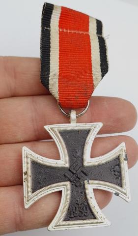 WW2 German Nazi Wehrmacht original Waffen SS IRON CROSS 2st class medal award