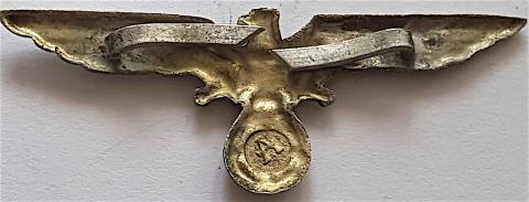 GERMAN NAZI THIRD REICH ERA REICHSKRIEGERBUND VETERAN’S ASSOCIATION BREAST EAGLE INSIGNIA WITH BOTH PRONGS