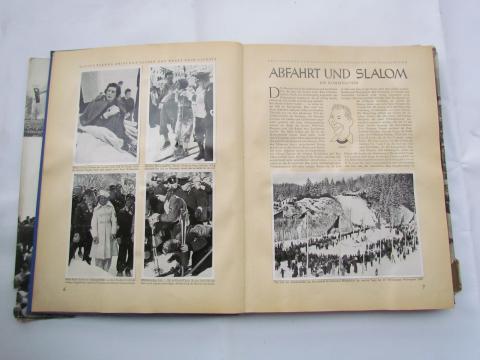 WW2 GERMAN NAZI 1936 BERLIN OLYMPIC BOOK  tome 1 'Die Olympischen Spiele 1936' with dustcover